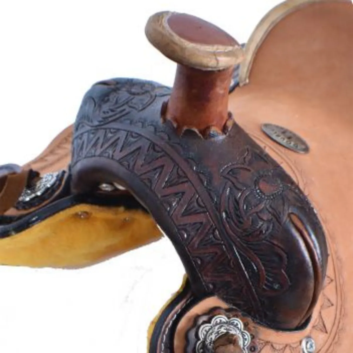 10" DOUBLE T  PONY HARD SEAT ROPER STYLE SADDLE