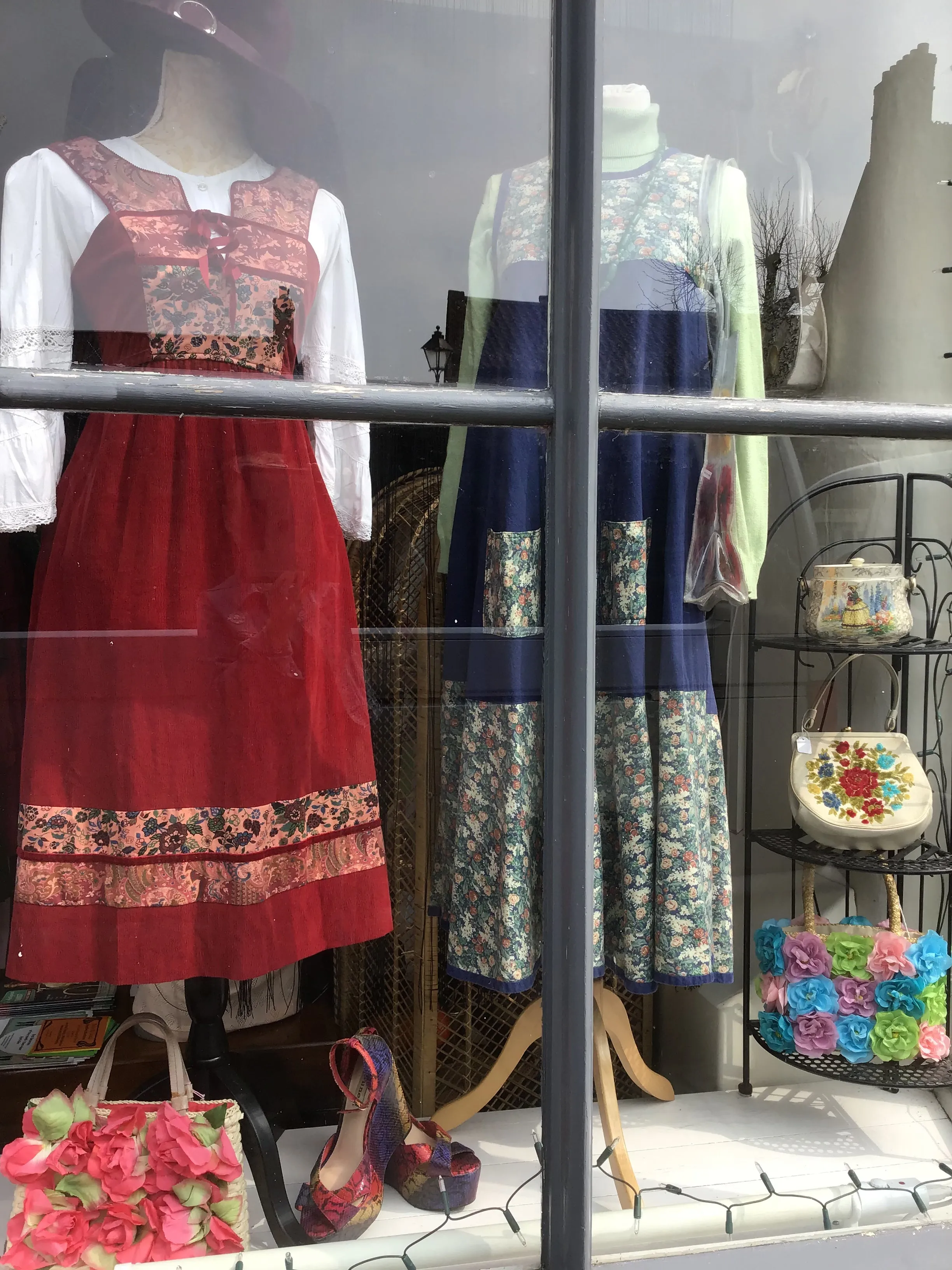 1970s Vintage Anna Belinda A-Line Tent Dress • Smock Dress