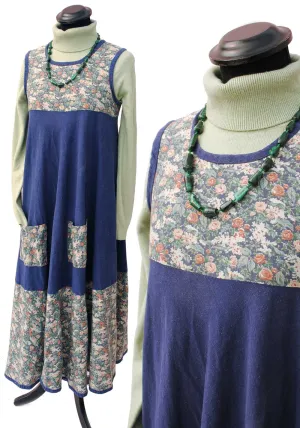 1970s Vintage Anna Belinda A-Line Tent Dress • Smock Dress