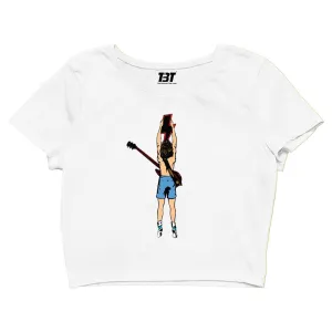 AC/DC Crop Top - Angus - The High Voltage Hero