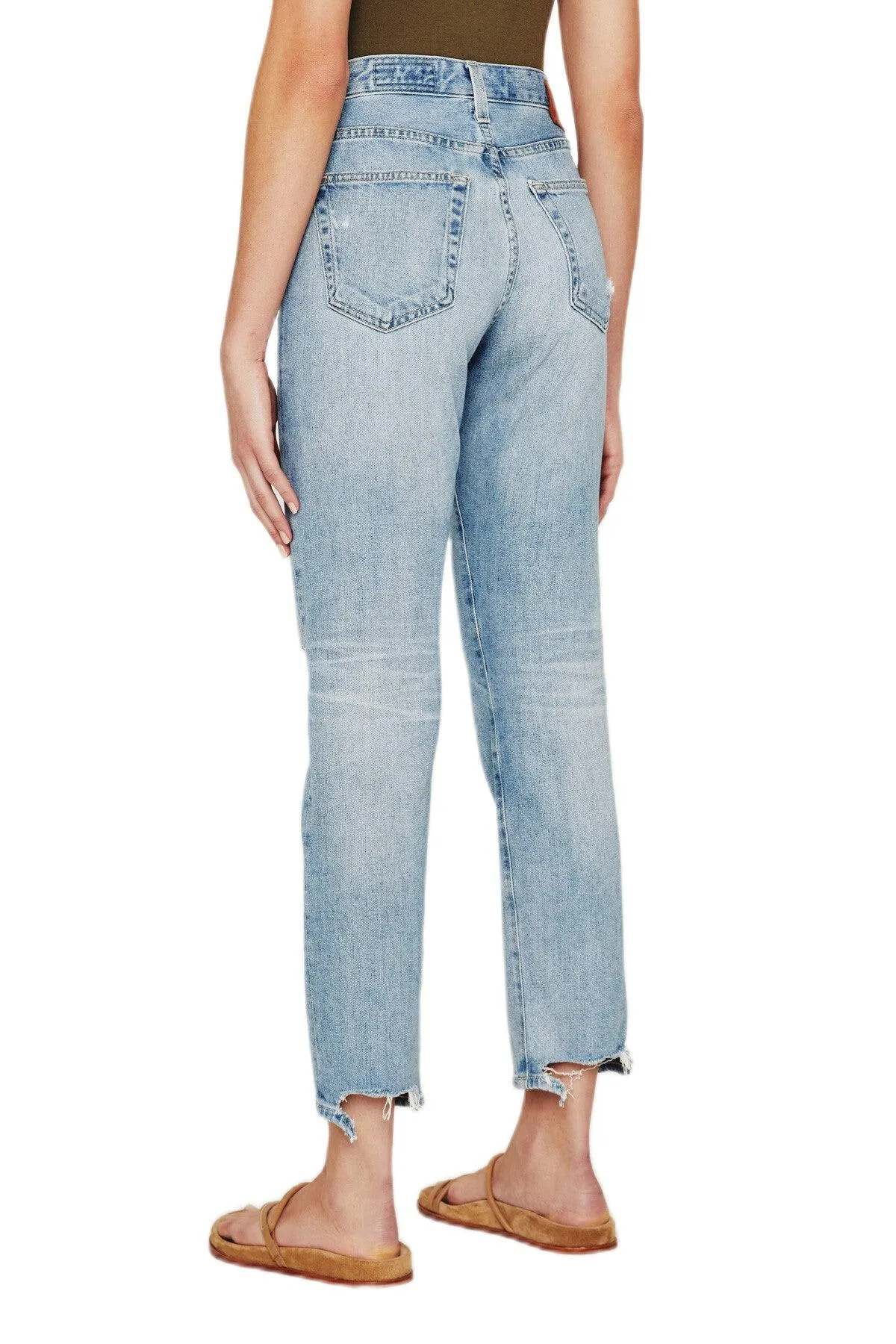 AG Jeans Ex-Boyfriend Slim Destructed Jeans