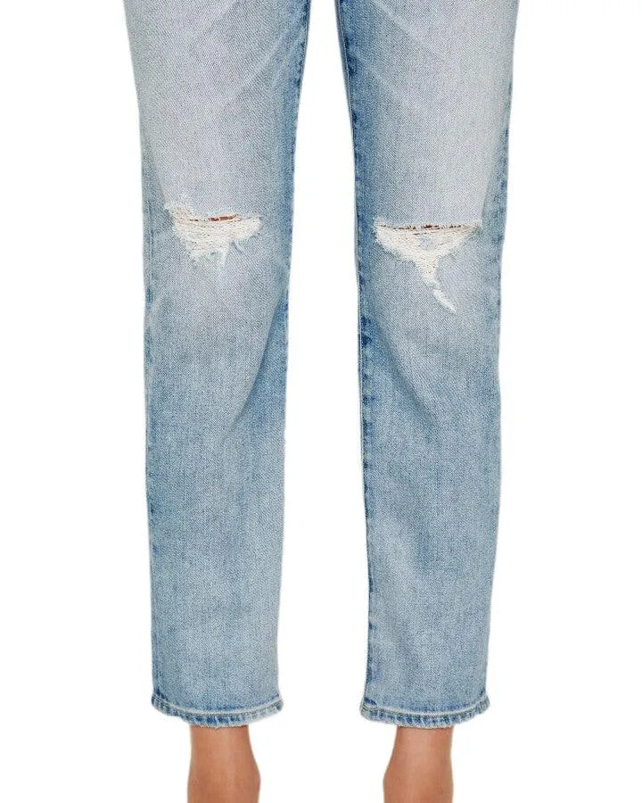 AG Jeans Ex-Boyfriend Slim Destructed Jeans