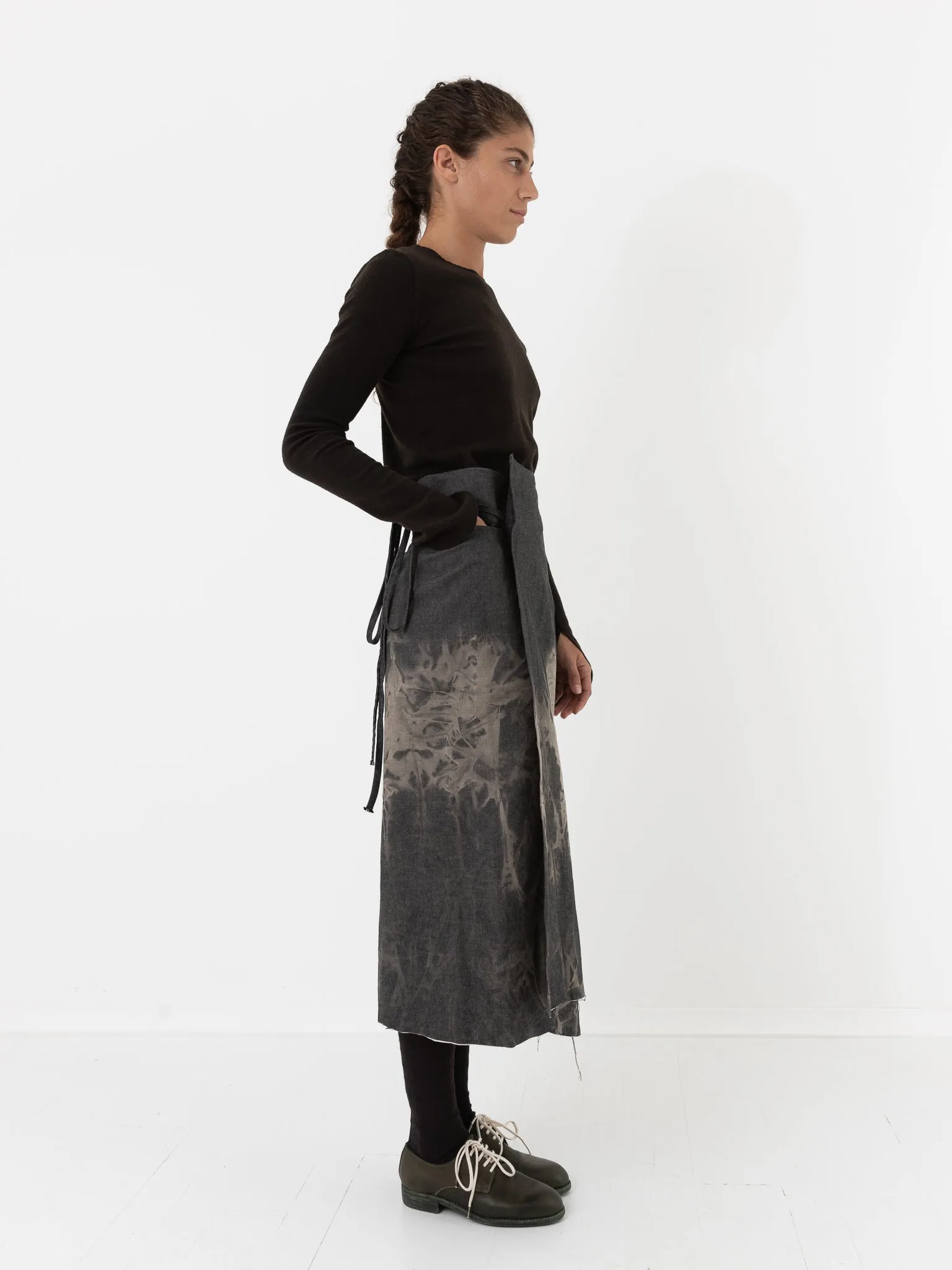Atelier Suppan Denim Apron Skirt