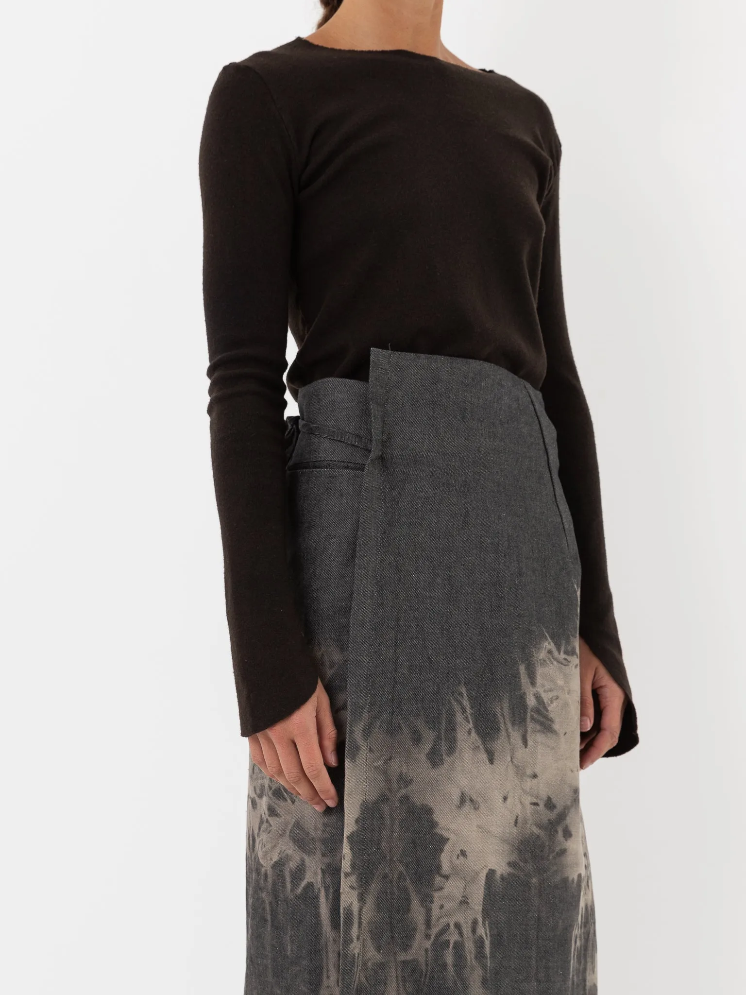 Atelier Suppan Denim Apron Skirt