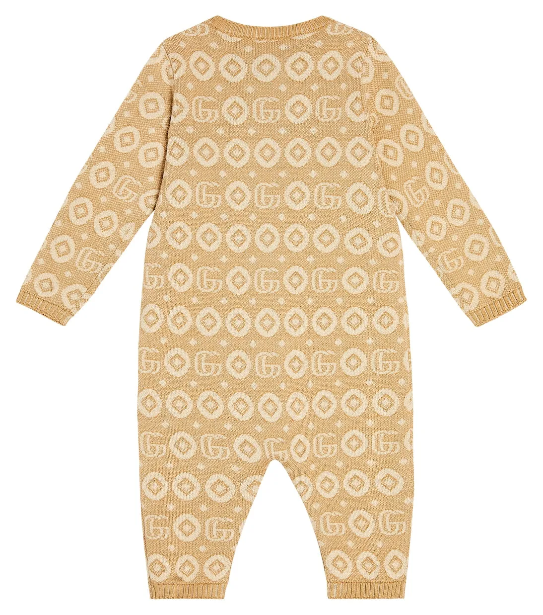 Baby gg Gucci Kids cotton bodysuit, neutral
