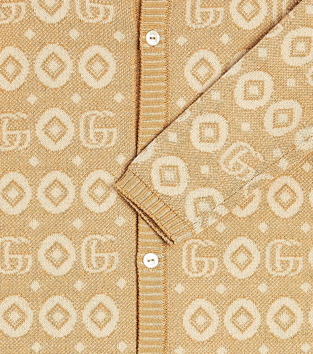 Baby gg Gucci Kids cotton bodysuit, neutral