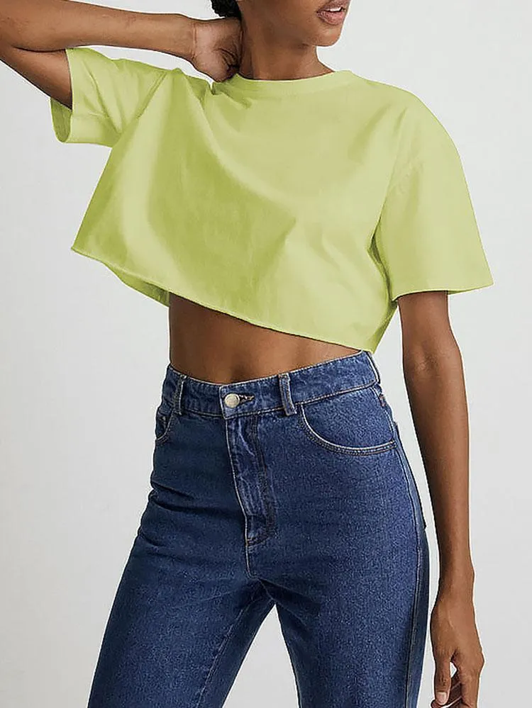 BARBELL FLAG Crop Tops