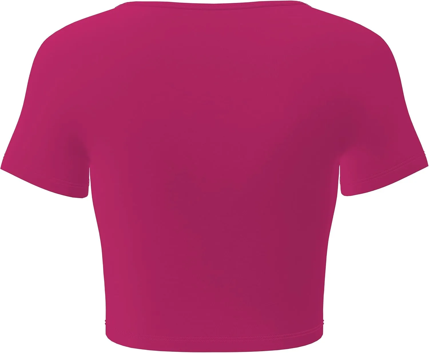 Basic Crop Tops for Women Short Sleeve T-Shirts Scoop Neck Cropped Shirts Women's Crop Top Cute Summer Tops Slim Fit Tees