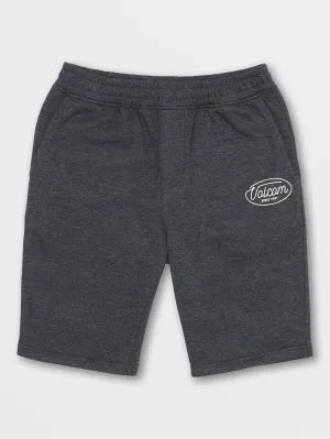 Big Boys Roundabout Fleece Shorts - Heather Black