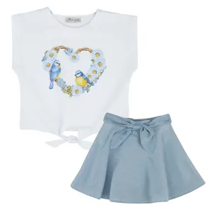 Birdie Heart Girls Casual Set