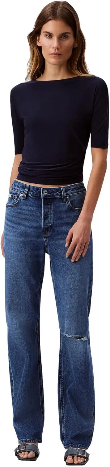 Calvin Klein Women's 90s Straight Jeans