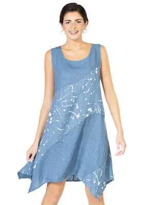 Cherishh- Denim Splash Dress