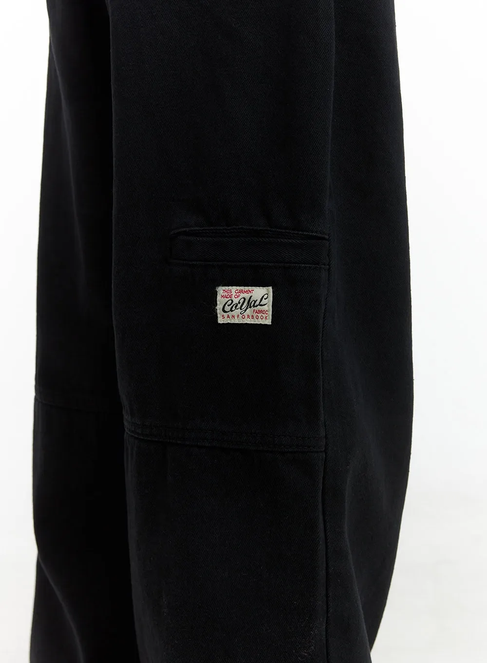 Cotton Wide-Leg Carpenter Pants CS430