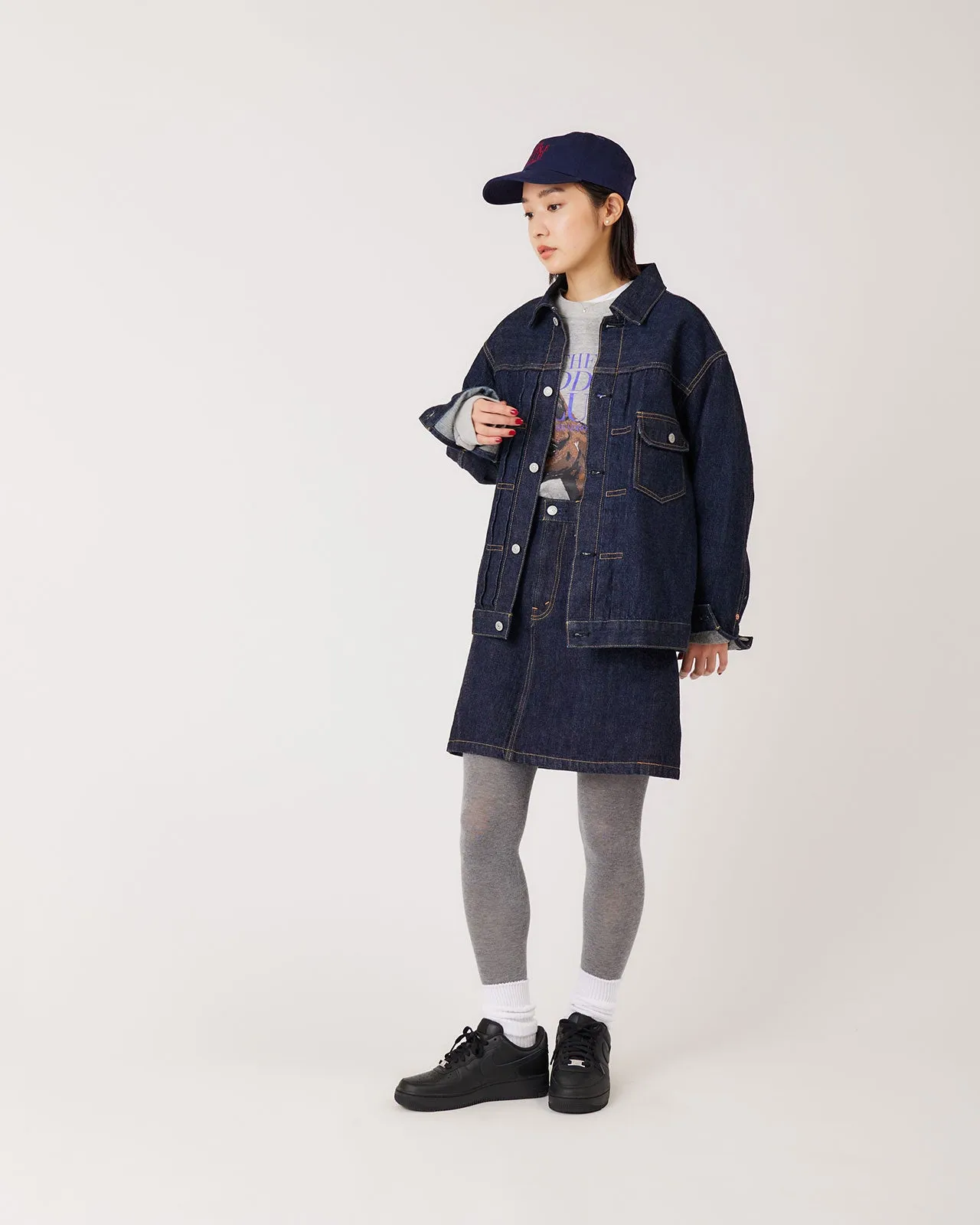 DENIM MINI SKIRT