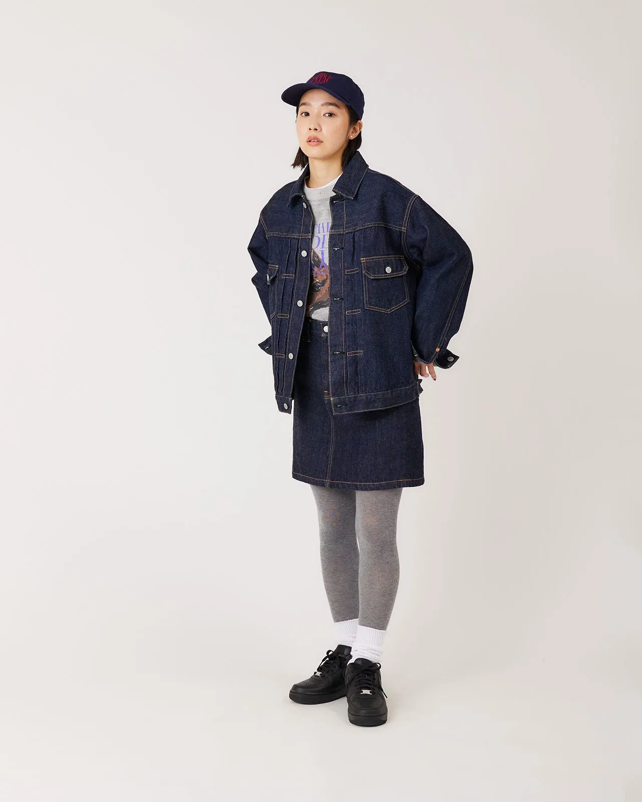 DENIM MINI SKIRT