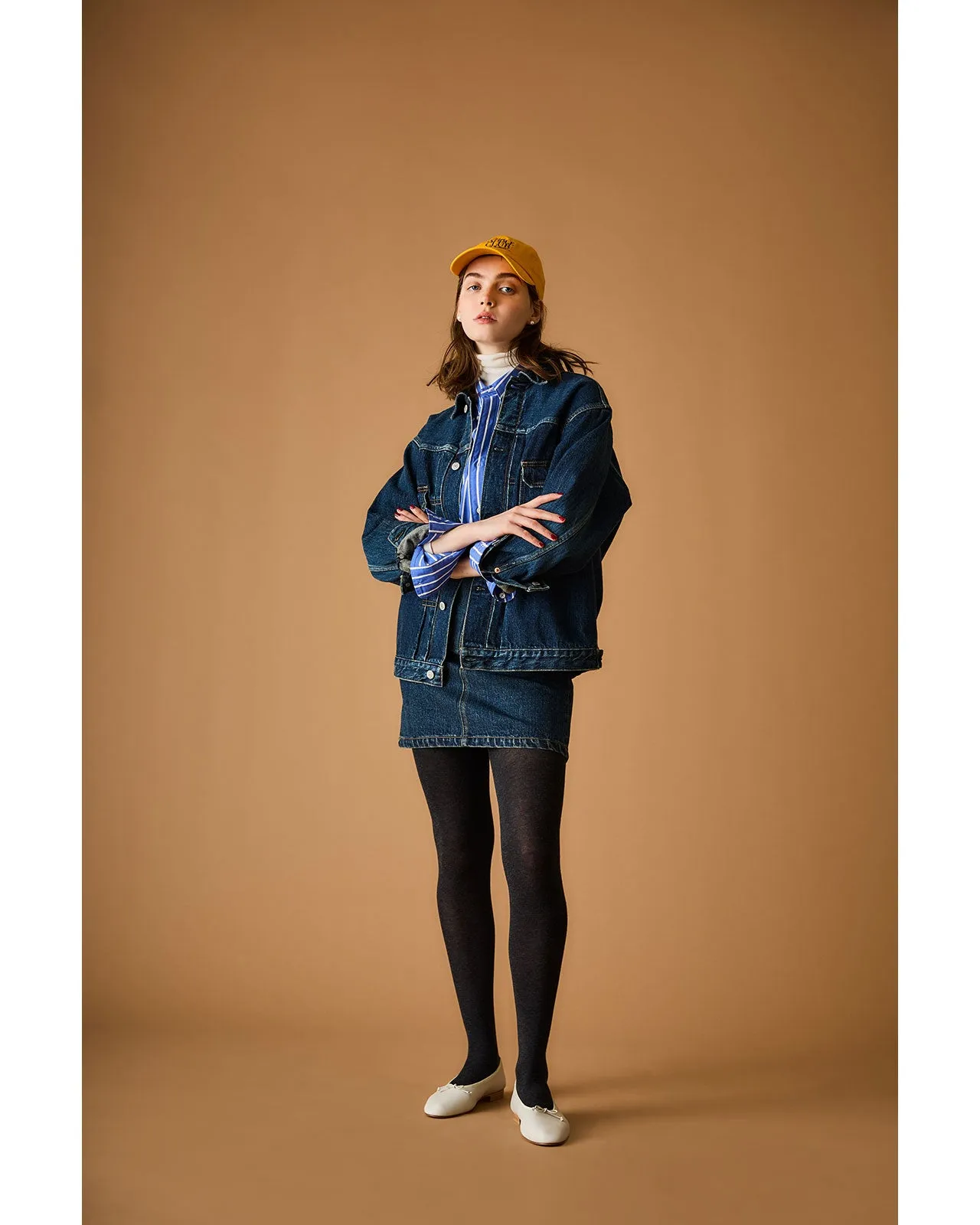 DENIM MINI SKIRT
