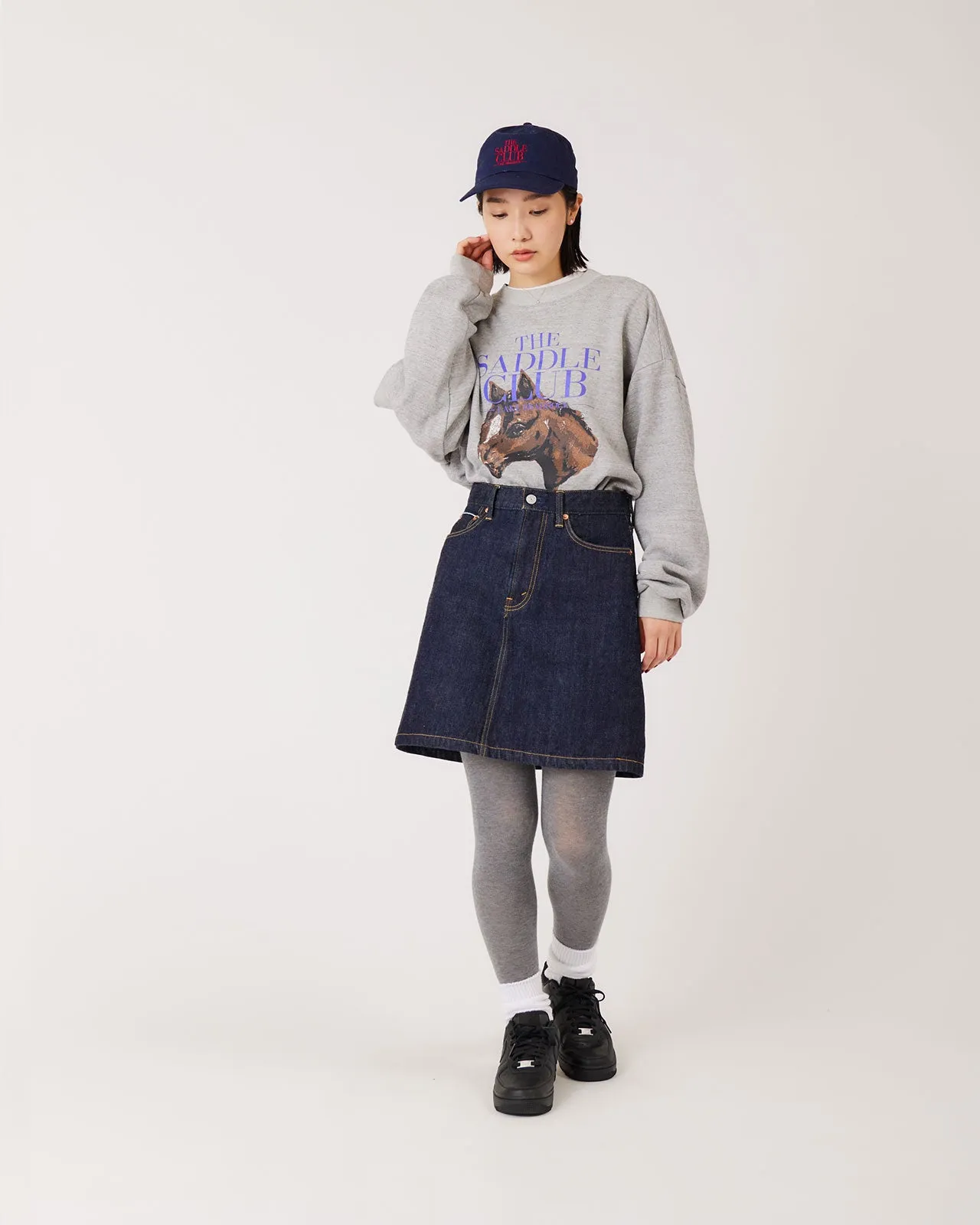 DENIM MINI SKIRT