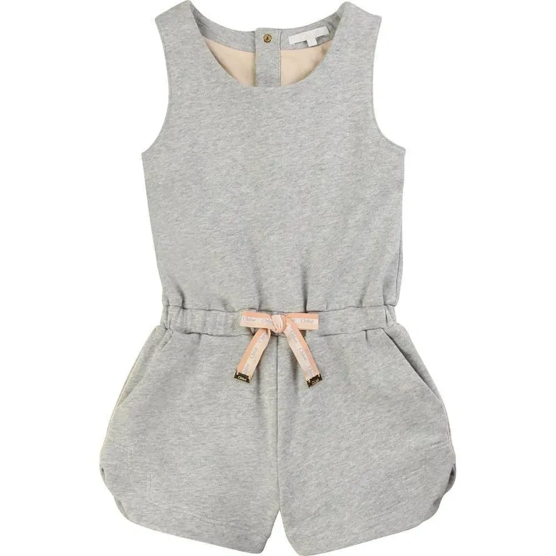 Girls Grey Short All In One