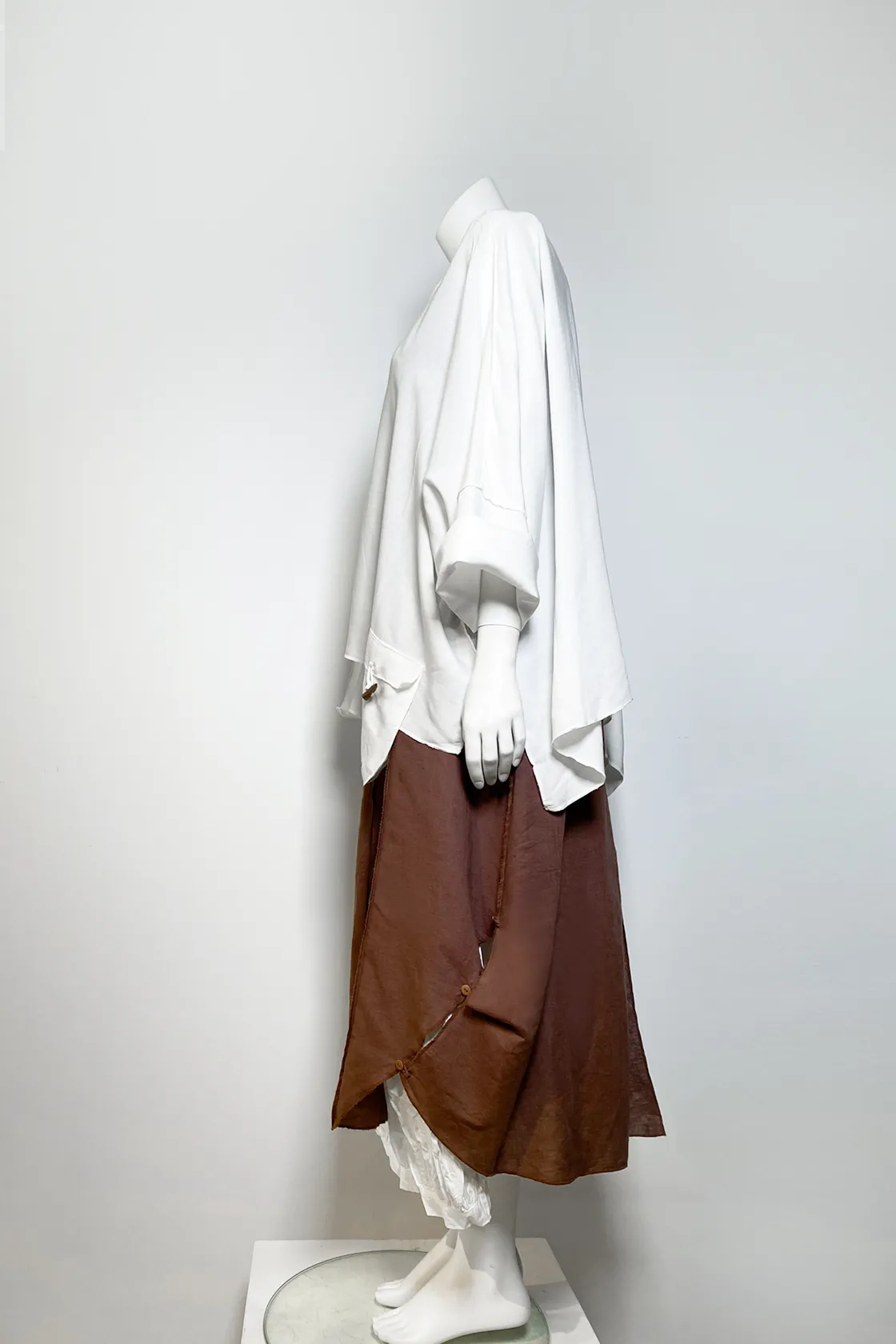 Kate Dress in Chestnut Limon