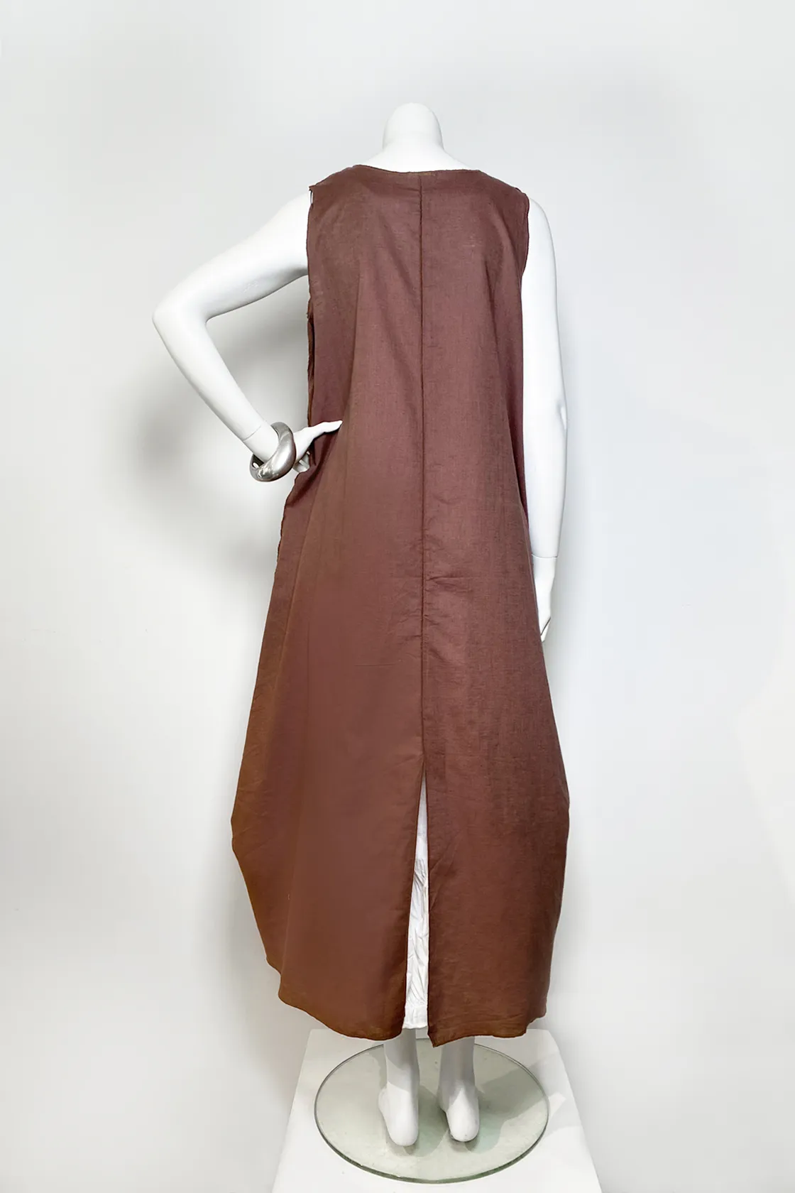 Kate Dress in Chestnut Limon