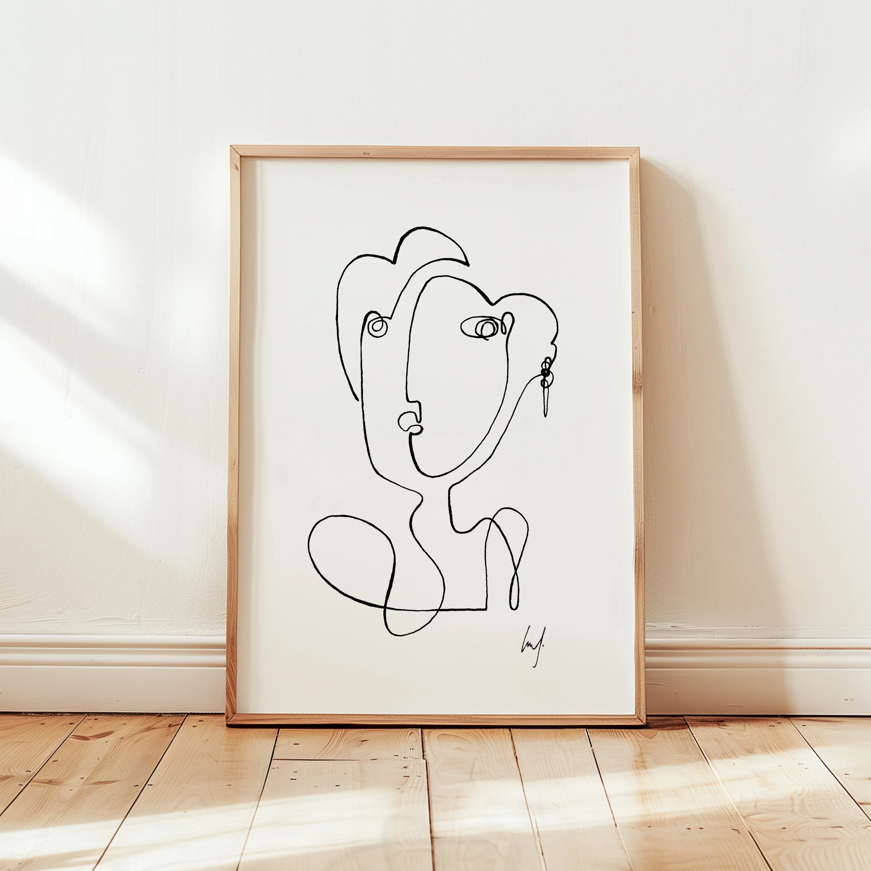 Kunstdruck - Art Line | Gentlewoman