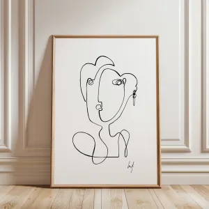 Kunstdruck - Art Line | Gentlewoman