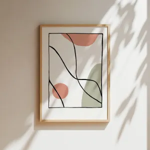 Kunstdruck - Art Line | Shapes & Lines 01