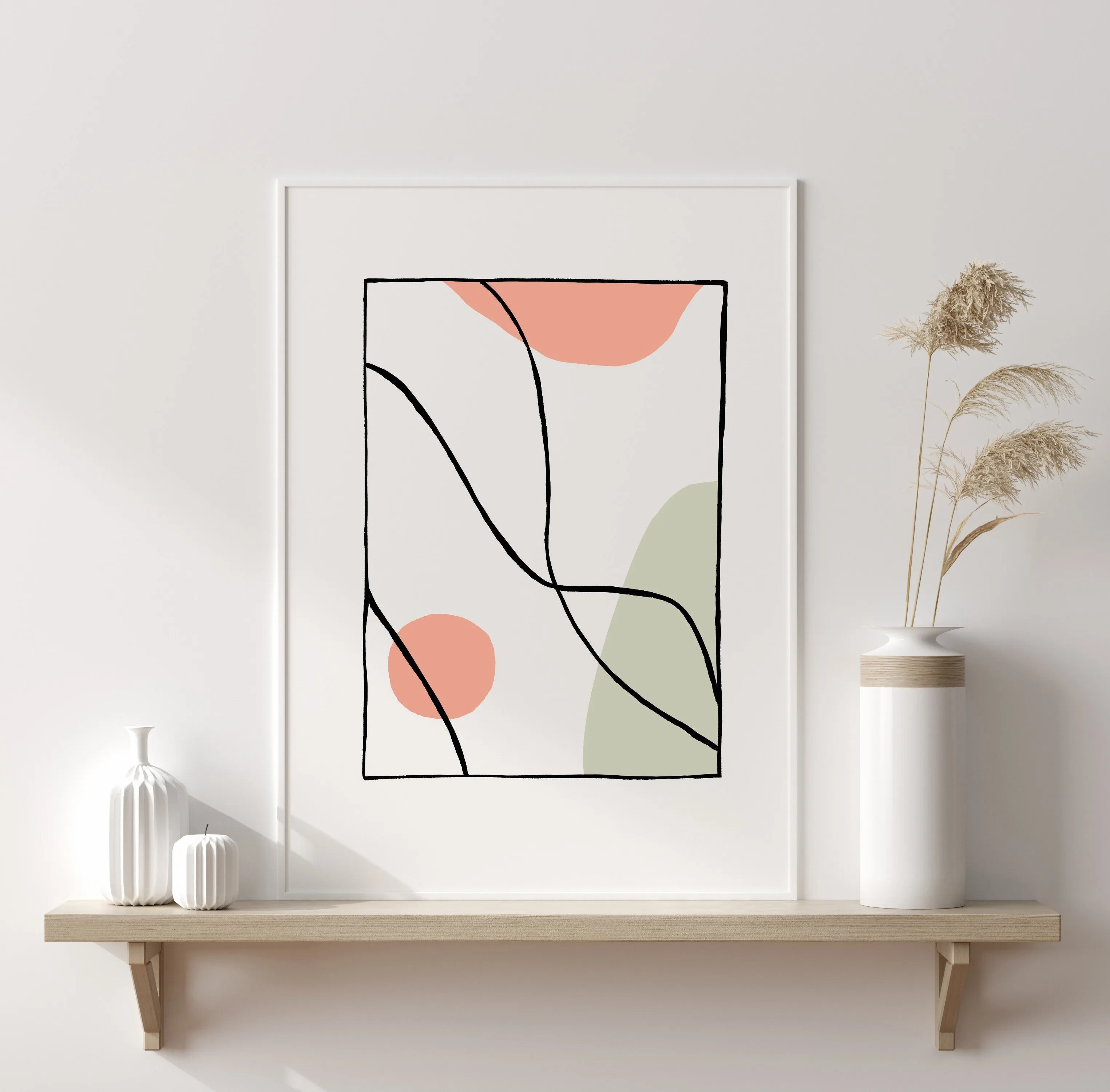 Kunstdruck - Art Line | Shapes & Lines 01