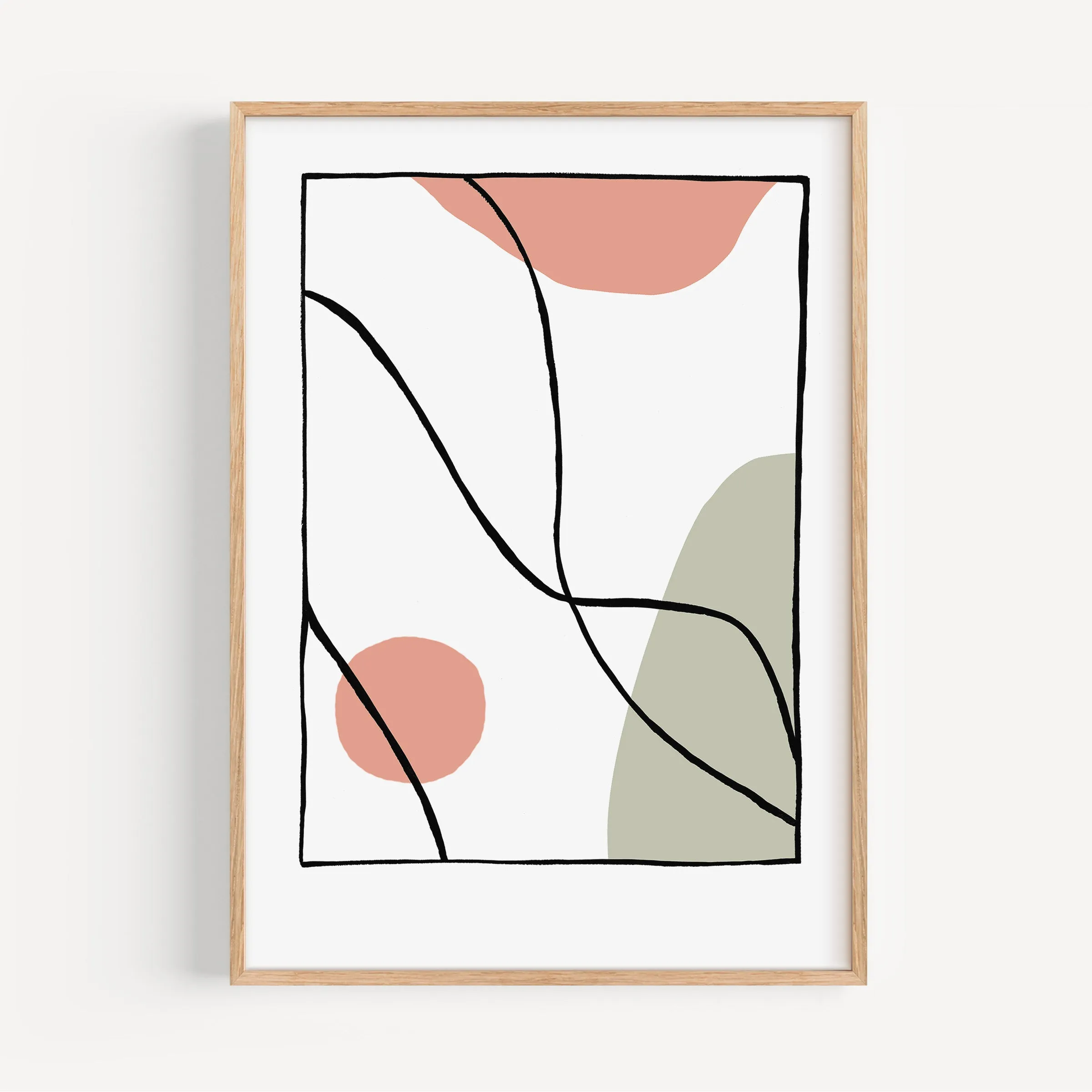 Kunstdruck - Art Line | Shapes & Lines 01