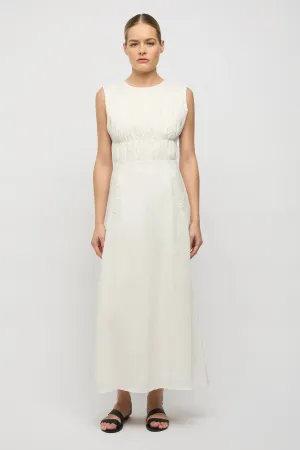 Lilibert Linen Dress in White