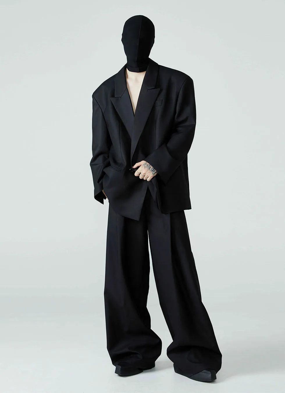 Loose Wide Leg Pleated Pants