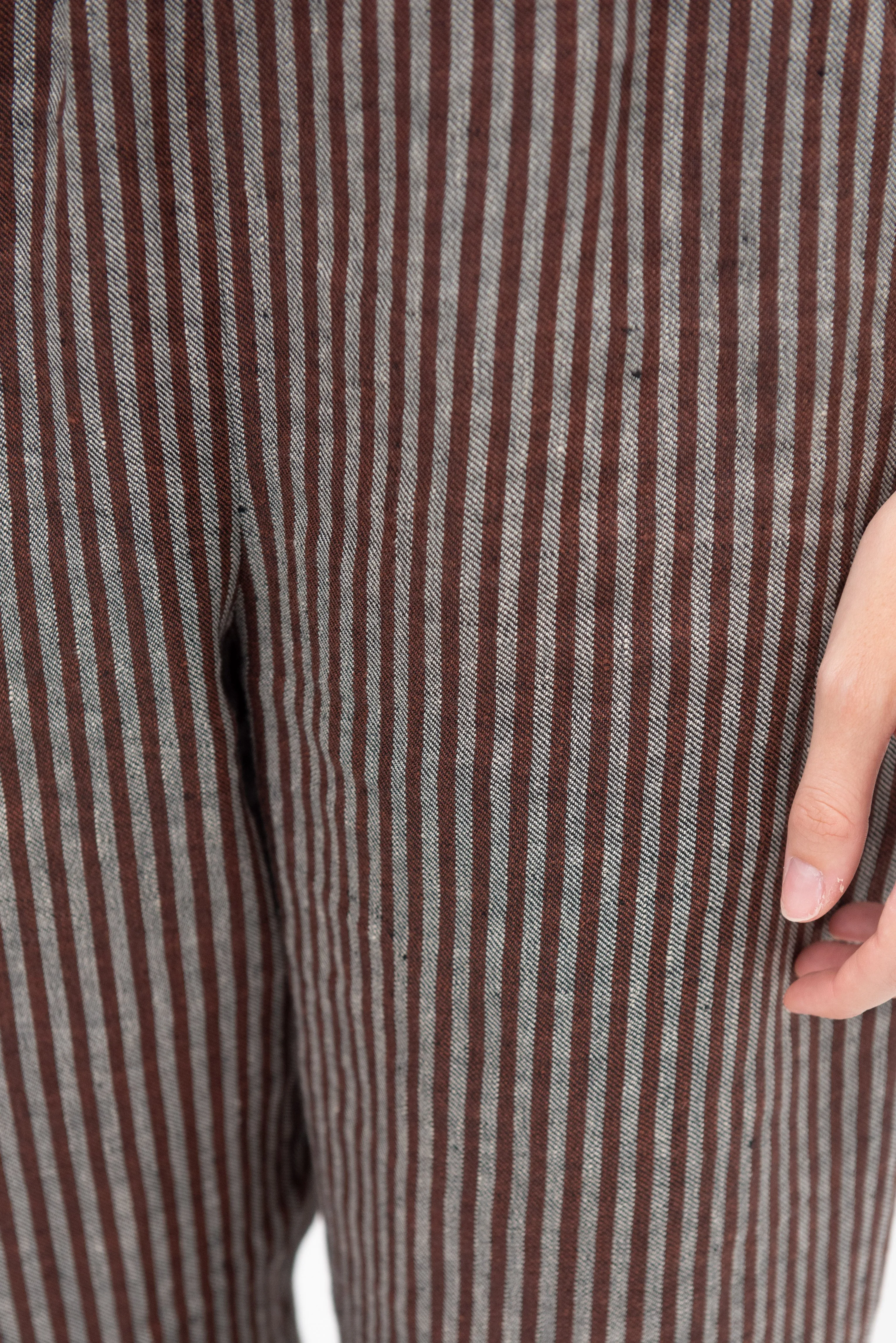 Lyla Pants, Brown Stripe