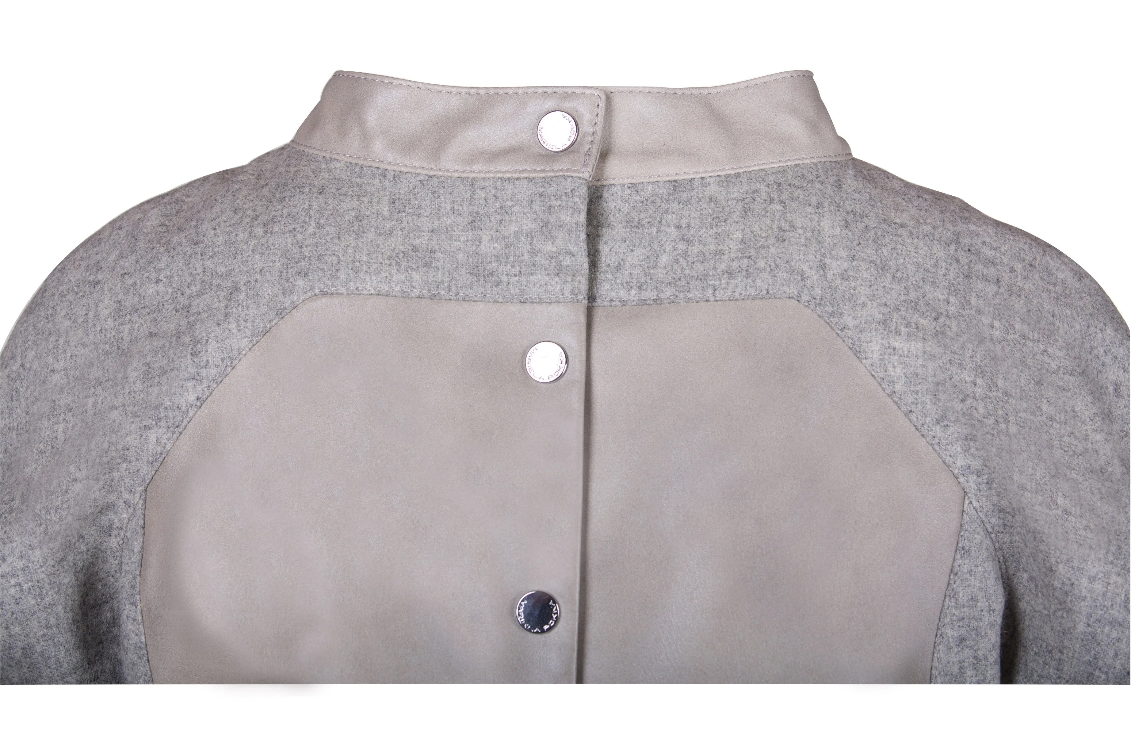 Merino Wool Reindeer Leather Blouse -  Limited Edition