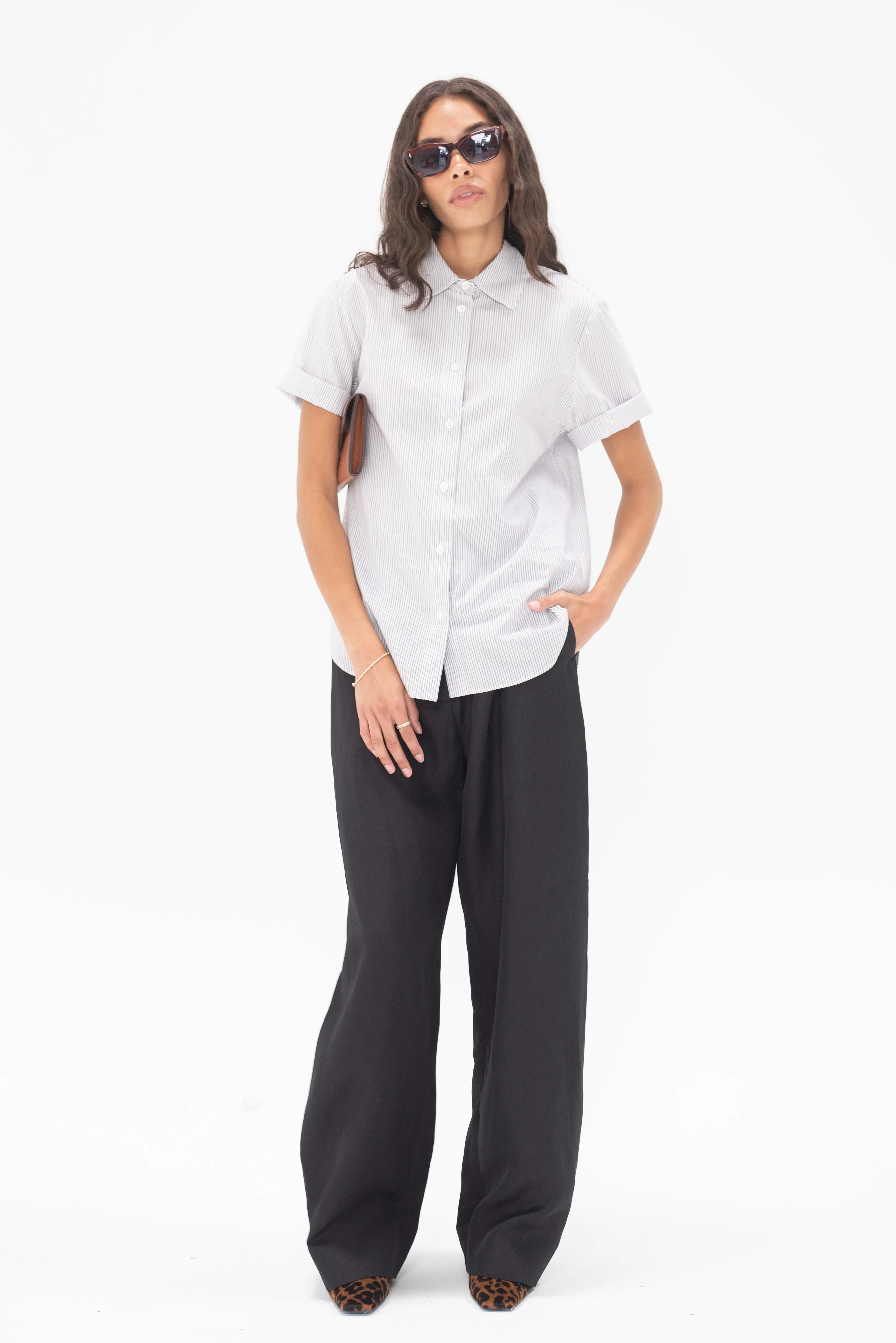 Myers Round Leg Pant, Black