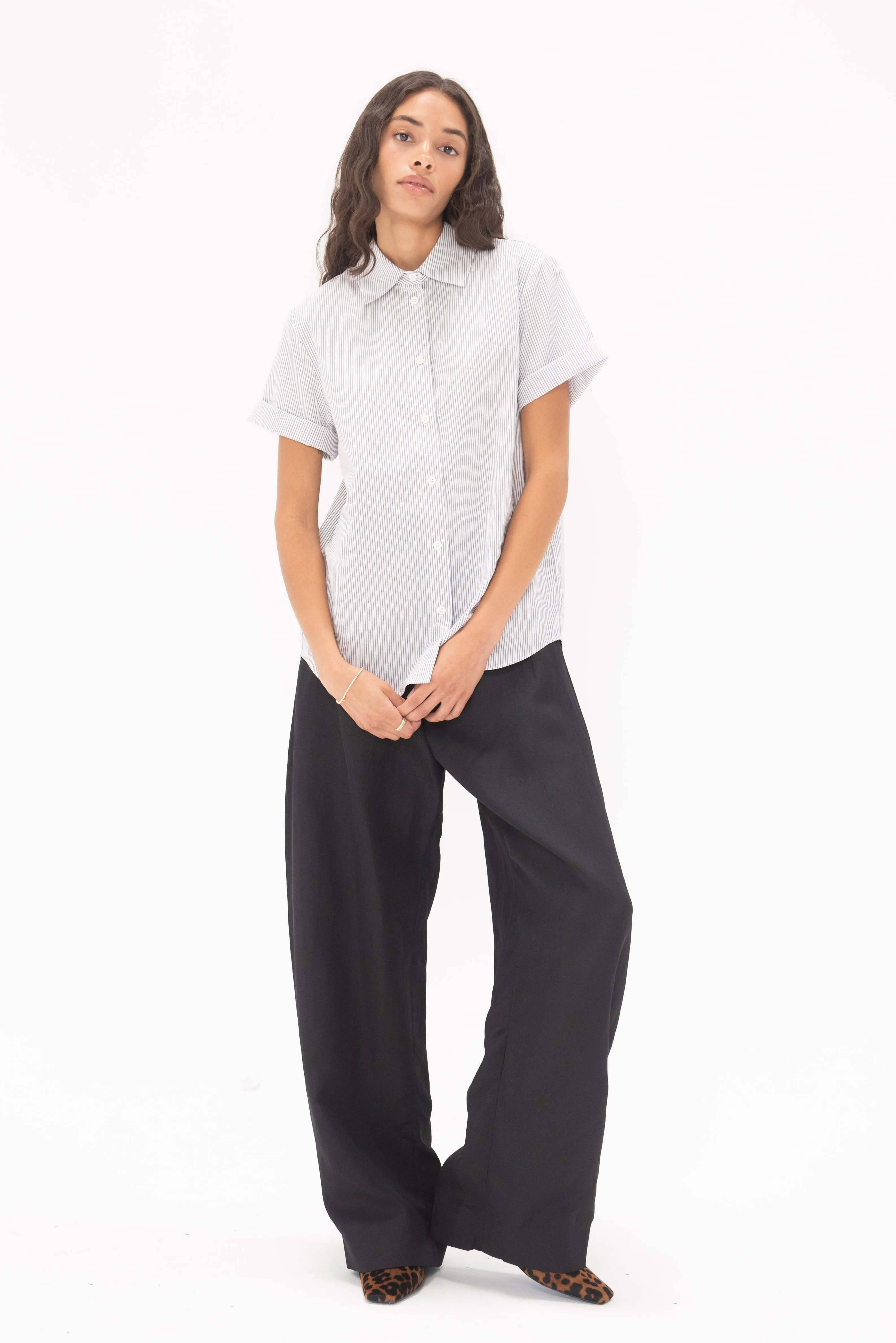 Myers Round Leg Pant, Black