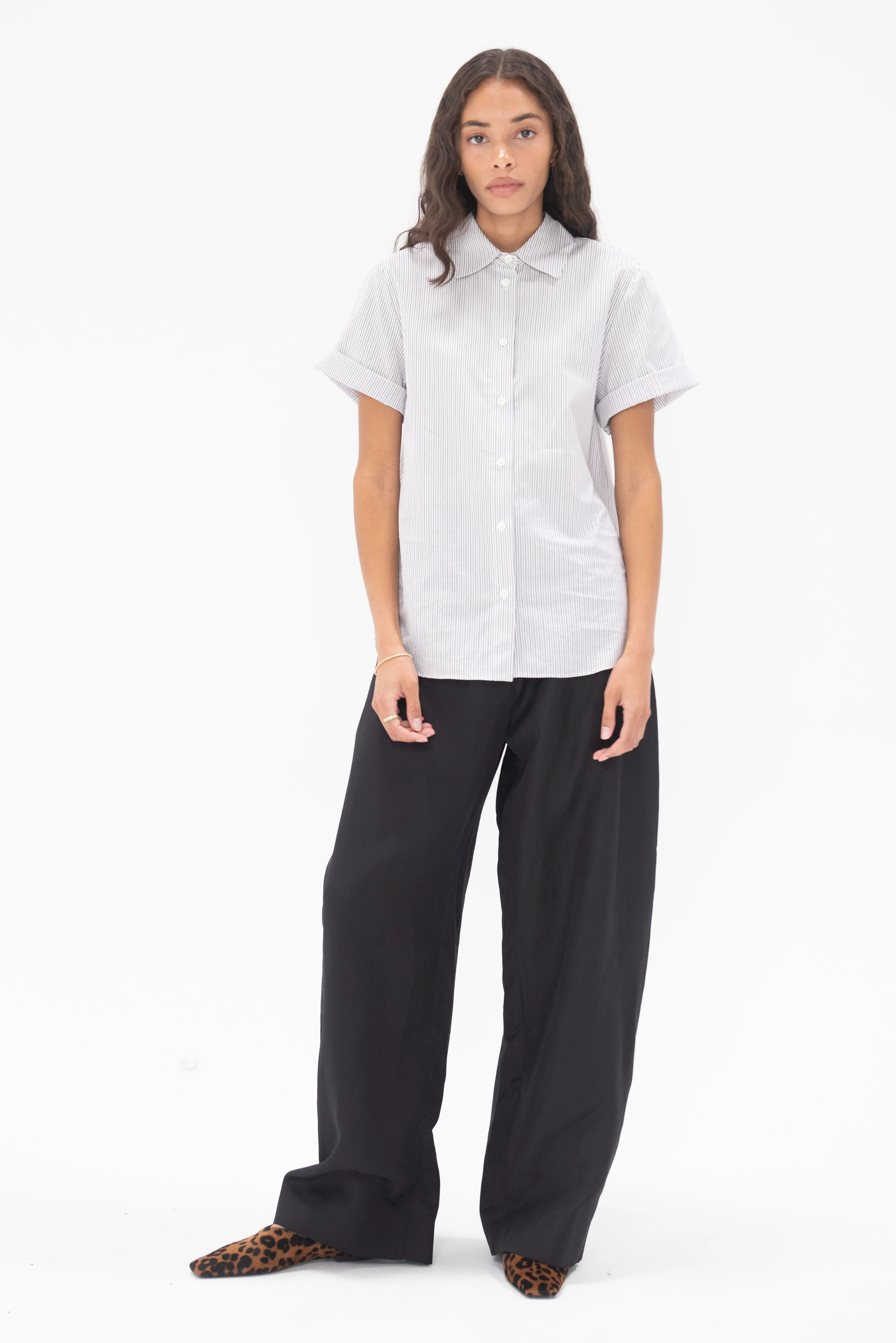 Myers Round Leg Pant, Black
