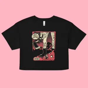 Not Today Satan Crop Top