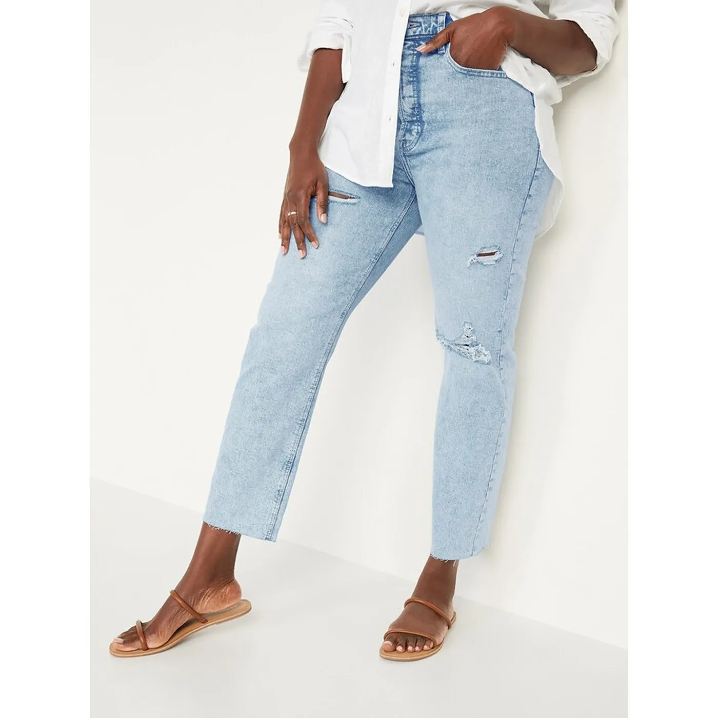 ON Extra High Ripped Jeans