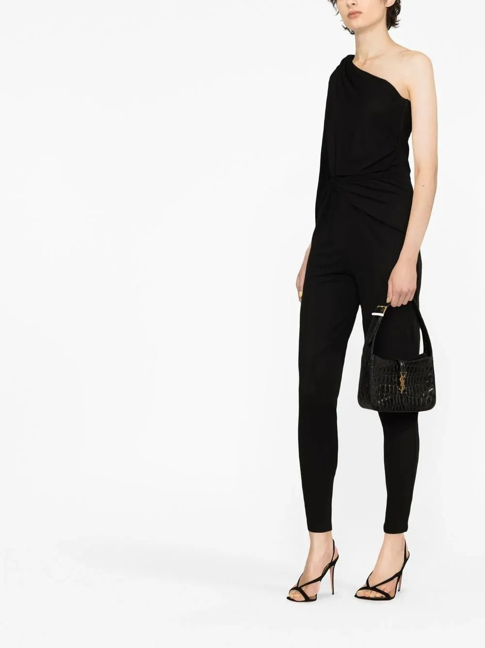 one-shoulder jumpsuit