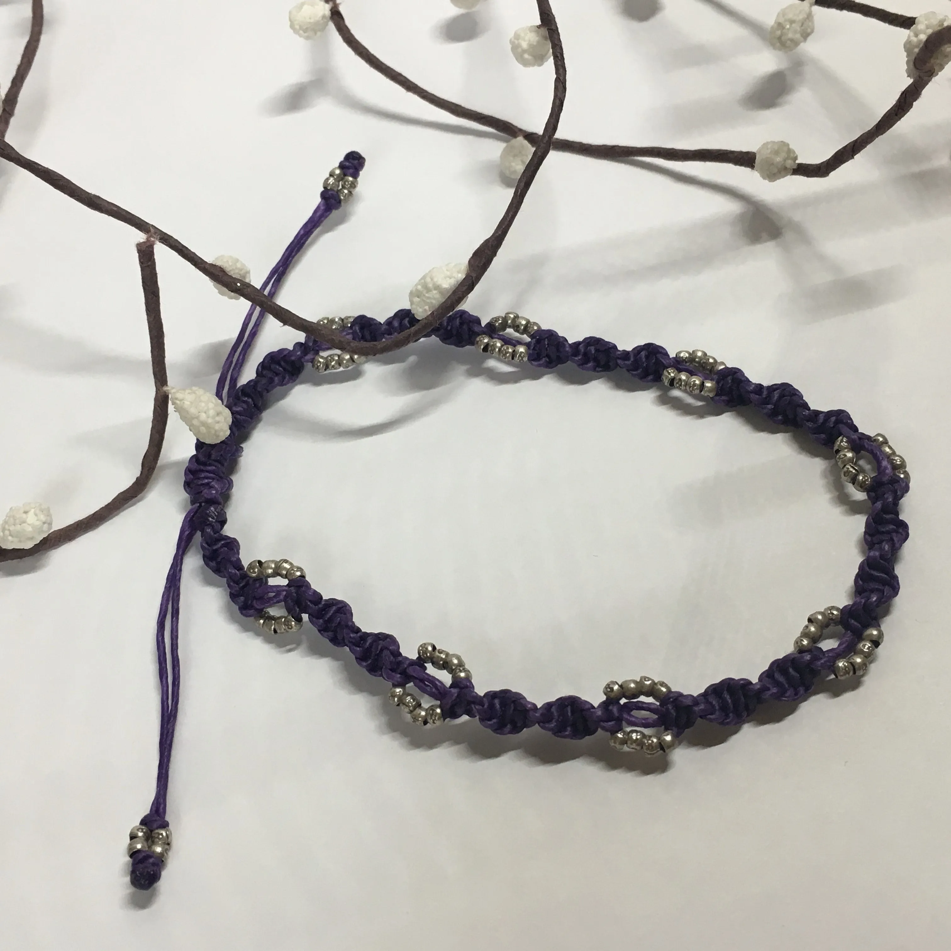Purple Dayz  Anklet - VANK111