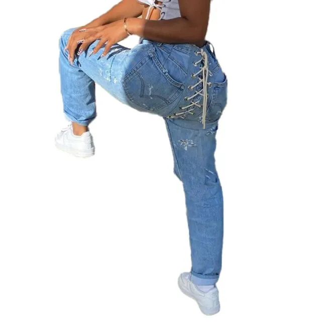"Valentina" High Waist Bubble Butt Jeans