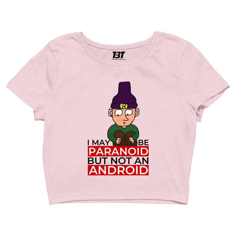 Radiohead Crop Top - Paranoid Android