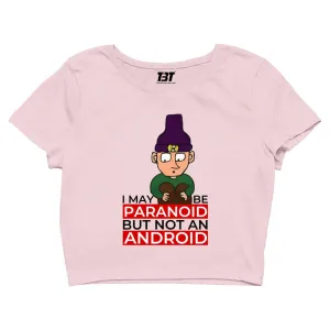 Radiohead Crop Top - Paranoid Android