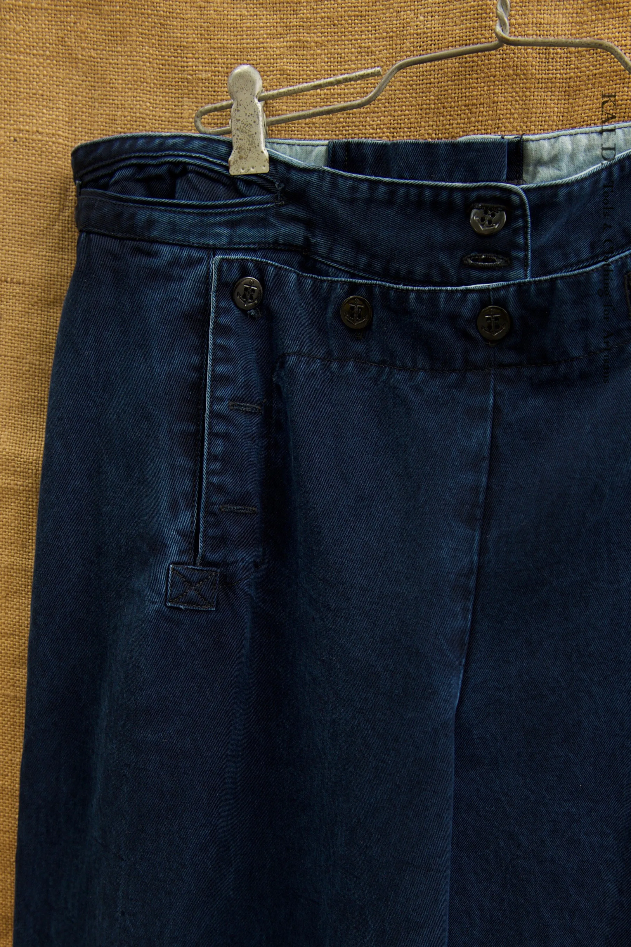 Sailor Pants - Stone Washed indigo -  M, L