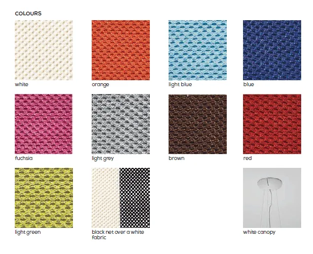 Skirt 100 Cm Hanging Light From Axo Light In 9 Fabric Colours