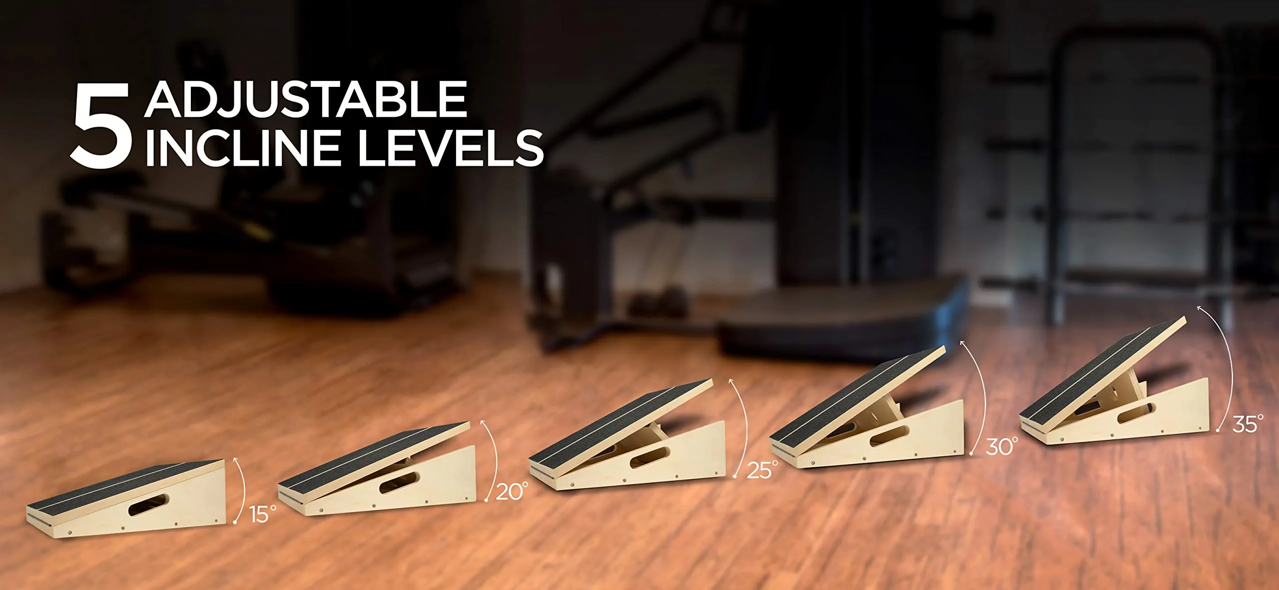 Slant Board Calf Stretcher Ankle Stretcher Calf Stretch Wedge Adjustable Incline Board