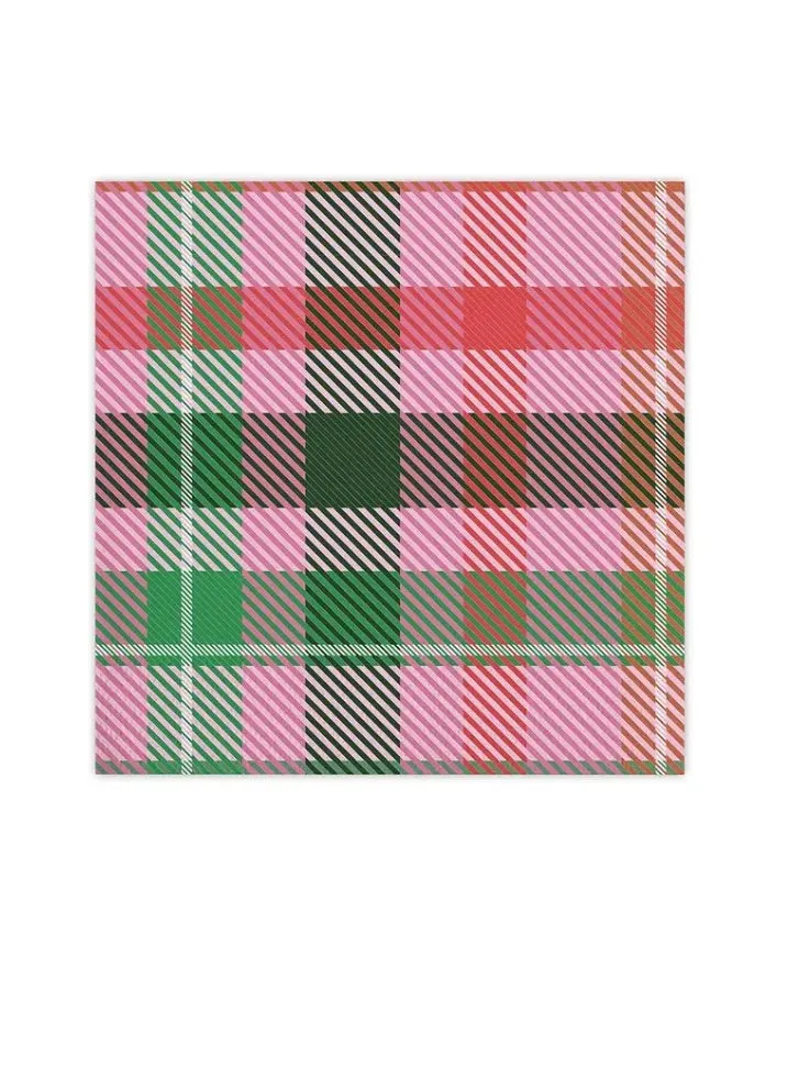Slant Holiday Beverage Napkins