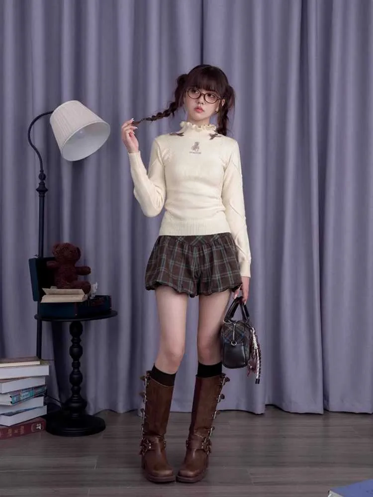 Slim knit sweater【s0000010689】