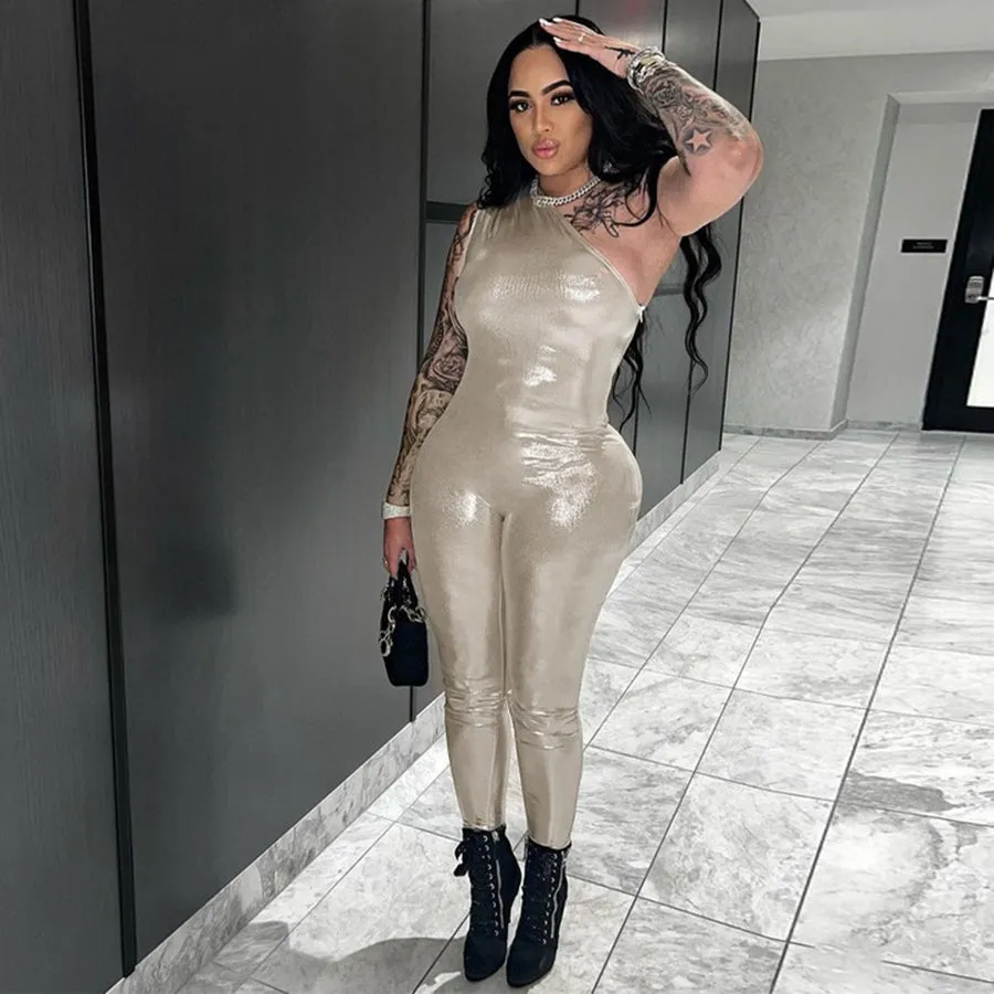 Sophie Shimmering Bodycon Jumpsuit