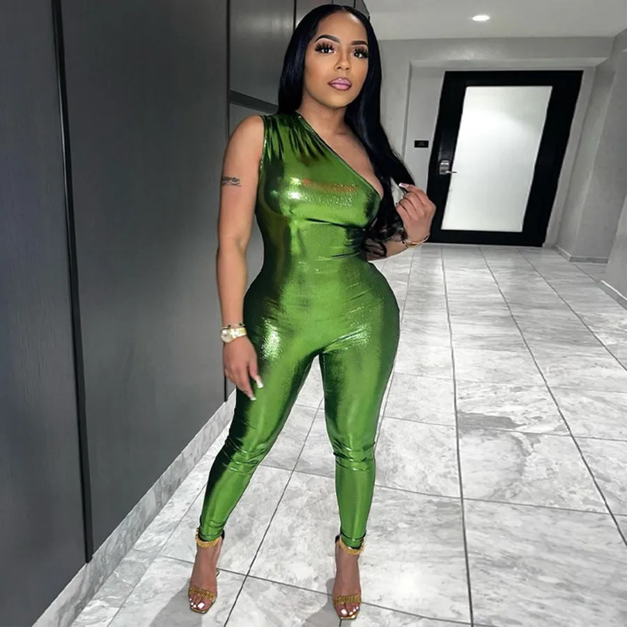 Sophie Shimmering Bodycon Jumpsuit